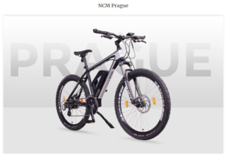 NCM Prague Electric Mountain Bike, E-Bike, E-MTB, 36V 13Ah 60Nm, 468Wh Battery